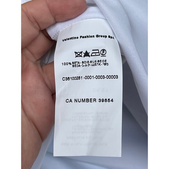 M MISSONI ABSTRACT SILK DRESS SIZE 6 - Picture 10 of 12